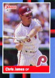1988 Donruss Baseball Cards    453     Chris James